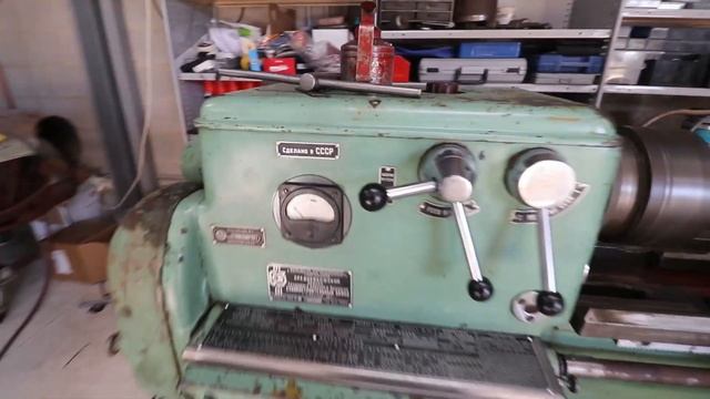 Mother Russian Communist Lathe. Vintage Stanko 1a616.