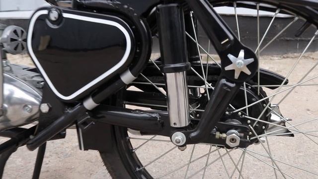 Мотоцикл Минск М1М от мотоателье Ретроцикл. смотреть онлайн