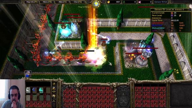 Warcraft 3 Element TD #3 - Crazy good game смотреть онлайн