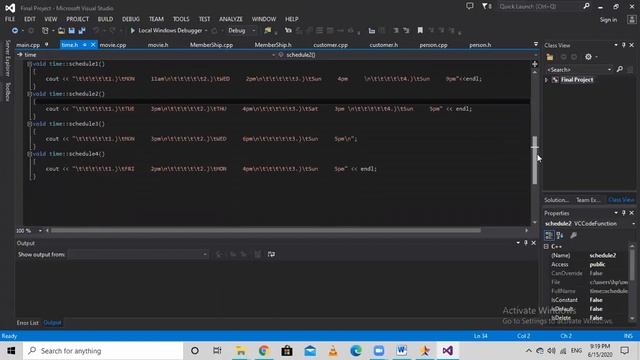 Movie Ticket Booking System C++ OOP (Part 1) смотреть онлайн