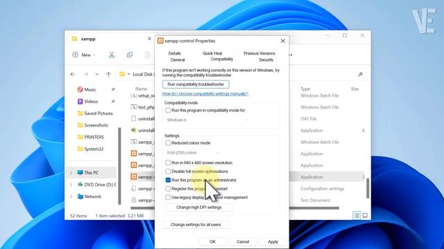 Fix Error : Cannot create file xampp-control.ini Access is denied | How To Solve Xampp control Erro смотреть онлайн