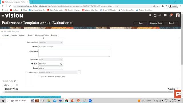 Oracle HCM Performance Management Associating Eligibility Profiles with Performance Templates | BIS смотреть онлайн