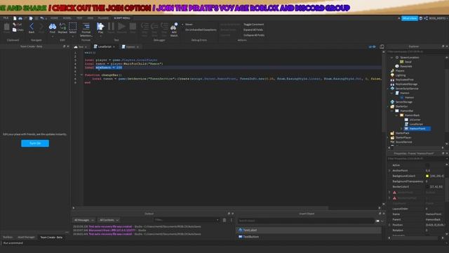 ROBLOX Studio | HOW TO MAKE HAMON [PART. 1 / HAMON BAR & BREAHTING] смотреть онлайн