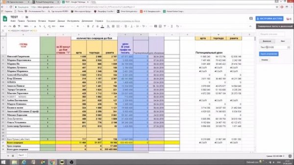 Как защитить диапазон ячеек в Google Docs