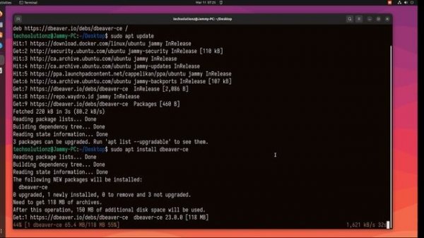 How to Install Dbeaver on Ubuntu 22.04 LTS Jammy Linux | Dbeaver dbeaver setup Management on Linux