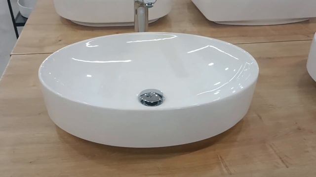 Geberit 500.771.01.2 VariForm Умивальник овальний, вставний на стільницю, 55х40см, без отвору смотреть онлайн
