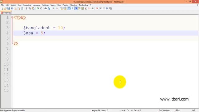 10 Variables in PHP ITBari Tutorials смотреть онлайн