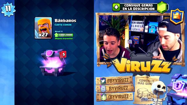 ¡¡ACIERTA LA LEGENDARIA O PIERDE 14.000 GEMAS!! BYTARIFA VS. BYVIRUZZ | Clash Royale смотреть онлайн