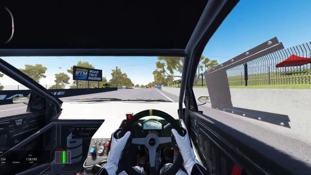 Assetto Corsa Mitsubishi Lancer EVO VIII Time Attack Mt Panorama 1:53.935 смотреть онлайн