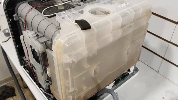 Ремонт посудомойки Midea mini. Ошибка E1 F1