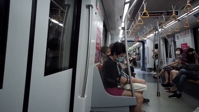 Singapore MRT Ride From Caldecott To Upper Changi Train Station (2 Of 2)