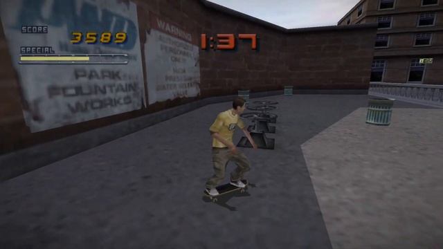 Tony Hawk Pro Skater 2: How to Drain The Fountain смотреть онлайн