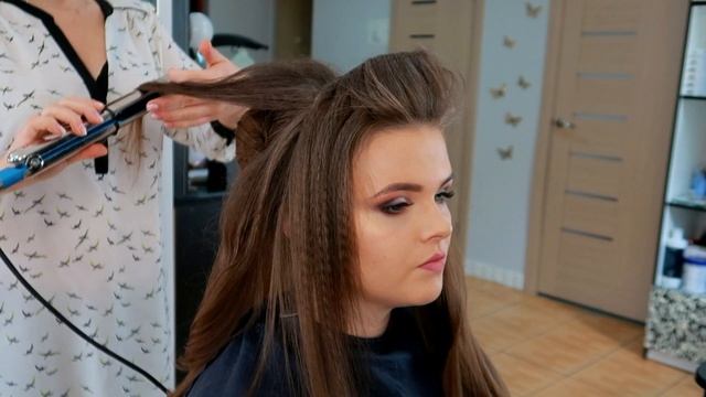 Средний пучок из лёгкой текстуры | Свадебная прическа ? Romantic Prom & Wedding Hairstyles ? смотреть онлайн