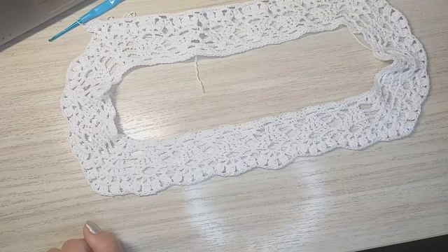 Заказчица осталась очень довольна!!! Нарядная блуза из хлопка крючком. МК. смотреть онлайн