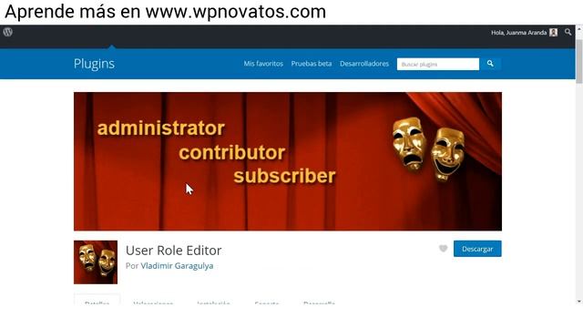 Cómo modificar Roles de usuario en WordPress | wpnovatos.com смотреть онлайн