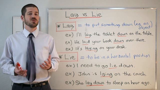 Vocabulary Comparisons - 'Lay vs. Lie' смотреть онлайн