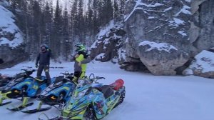 Перевал Дятлова на снегоходах декабрь 2022