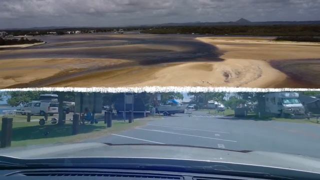 DJI Mini drone and Go Pro Hero 9 driving and flying around Noosa heads Qeensland. смотреть онлайн