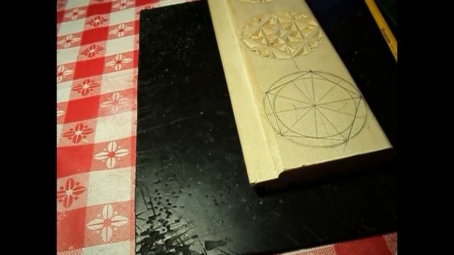 Резьба по дереву для начинающих. Деление окружности на 5 частей. смотреть онлайн