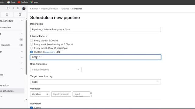 How To Execute Script Automatically Using Pipeline Schedules(CRON JOBS) In Gitlab смотреть онлайн