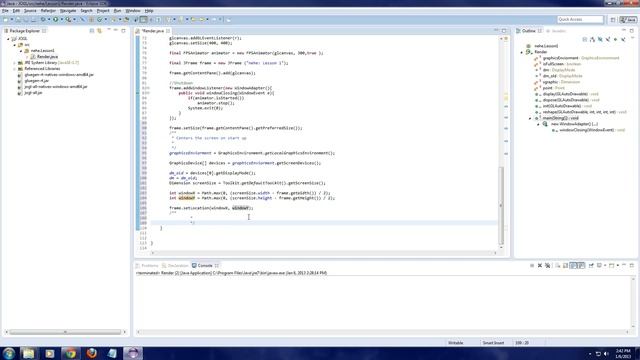JOGL Lesson01: Setting up JOGL In Eclipse смотреть онлайн