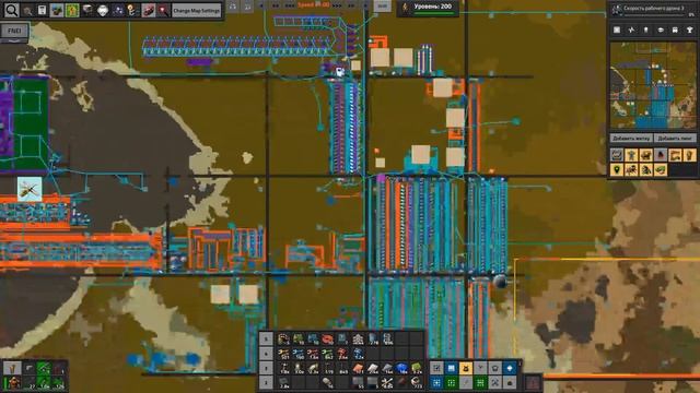 FACTORIO, прохождение 31, моды Space Exploration + Krastorio, противометеоритная защита смотреть онлайн