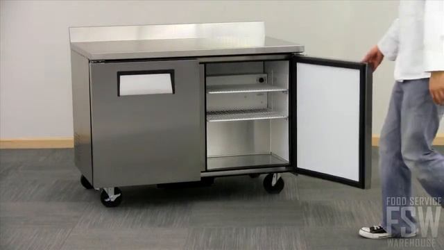 True Worktop Freezer Video (TWT-48F) смотреть онлайн