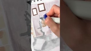 История и рисунок | Кошка | Страшные истории от Даши Рокс