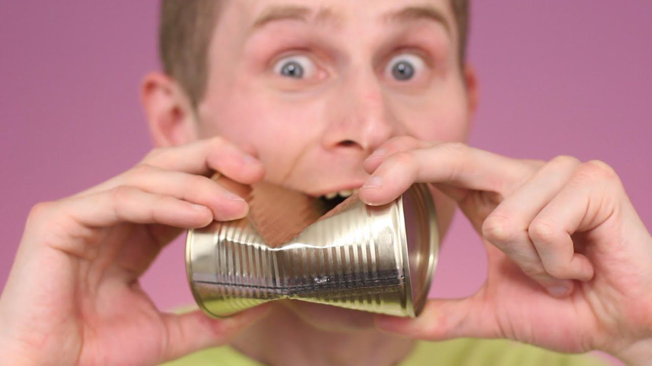 Don't you have a can opener? These 10 amazing ways help you to open canned food смотреть онлайн