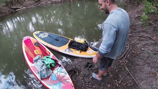 Сплав на сап-бордах по Миусу смотреть онлайн