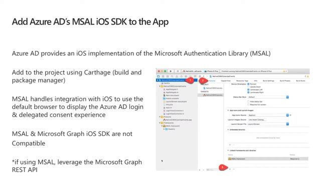 Build iOS native apps with Microsoft Graph REST смотреть онлайн
