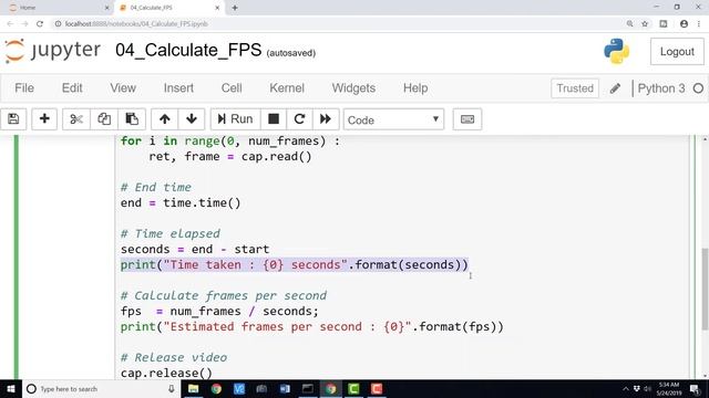 EP010 - Python OpenCV - Show FPS смотреть онлайн