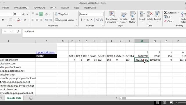 IP2DEC IP Address function for Excel смотреть онлайн