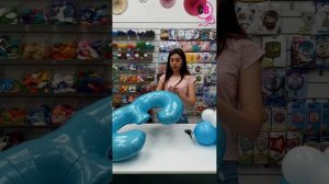 Инструкция: Фольгированная цифра на полянке из шаров. "Собери Сам"