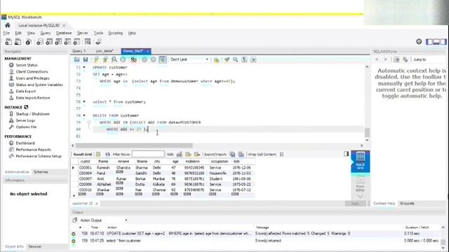 Demo for Subqueries practical Lecture 18 | MySQL basic #sqlforbeginners смотреть онлайн