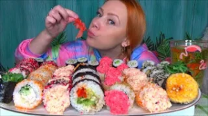 MUKBANG СУШИ РОЛЛЫ        Запеченные роллы