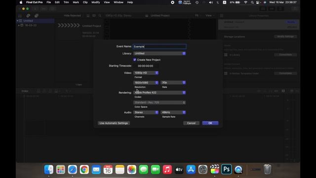 How to Create an Event in Final Cut Pro смотреть онлайн