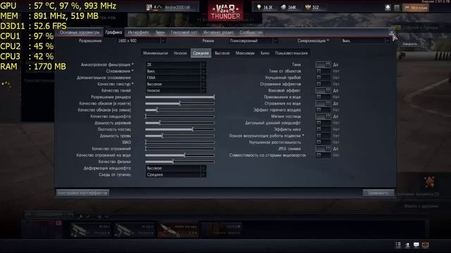 War Thunder Athlon ii x3 445 Gt 740 (900p) смотреть онлайн
