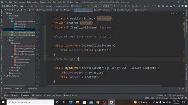 Delete Specific Item From RecyclerView || Android Studio Tutorials смотреть онлайн