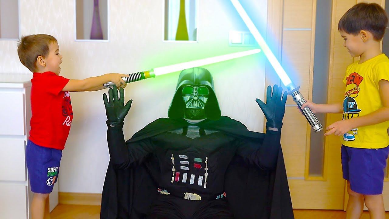 Дарт Вейдер и маленькие Джедаи. РУССКАЯ ОЗВУЧКА #StarWars смотреть онлайн