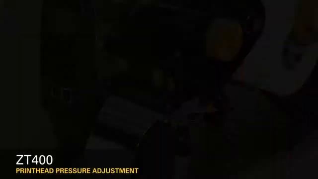 Как настраивать печатающую головку принтера этикеток Zebra ZT410/ ZT420 смотреть онлайн