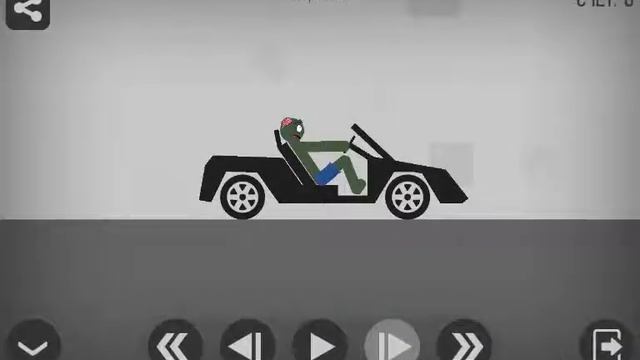 Сламал кости человека и зомби в игре Stickman Dismounting смотреть онлайн