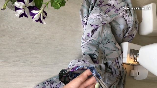 Платье свободного кроя по журналу Burda | легкое и простое в пошиве платье с цельнокроеным рукавом смотреть онлайн