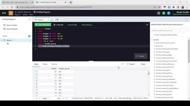SQL Tutorial - 15 Days of SQL ( CASE ) смотреть онлайн