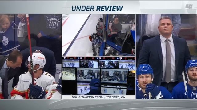 Rielly's controversial game 5 no goal 2022 - 2023 Playoffs смотреть онлайн