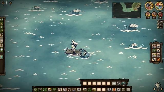 DON'T STARVE SHIPWRECKED: Встретили тигровую акулу №23 смотреть онлайн