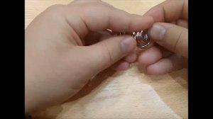 Решение головоломки №1. Пружинка и Кольцо. Проволочные головоломки.