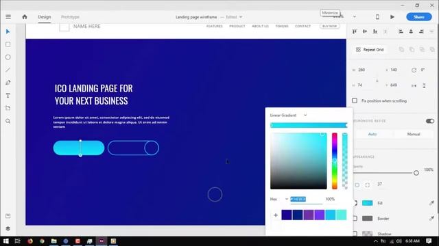 ICO Landing Page ui Speed art смотреть онлайн