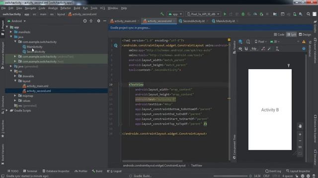 Kotlin - Open a New Activity with a Button Click in Android Studio | Kotlin | 2021 | #2 смотреть онлайн