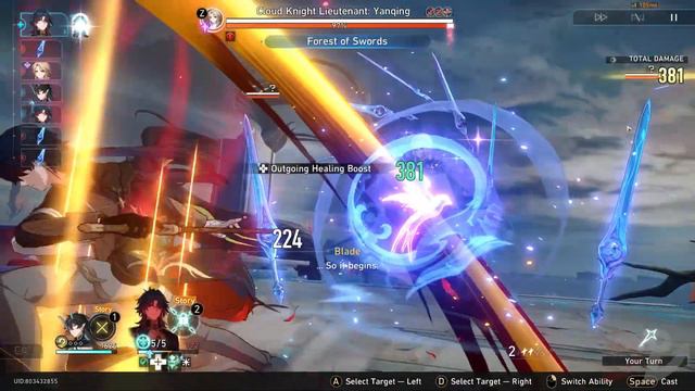 Honkai Star Rail 1.2: Dan Heng vs Blade vs Yanqing Boss Fight смотреть онлайн